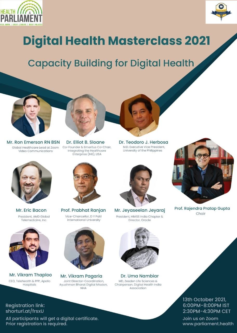 Capacity Building for Digital Health flyer