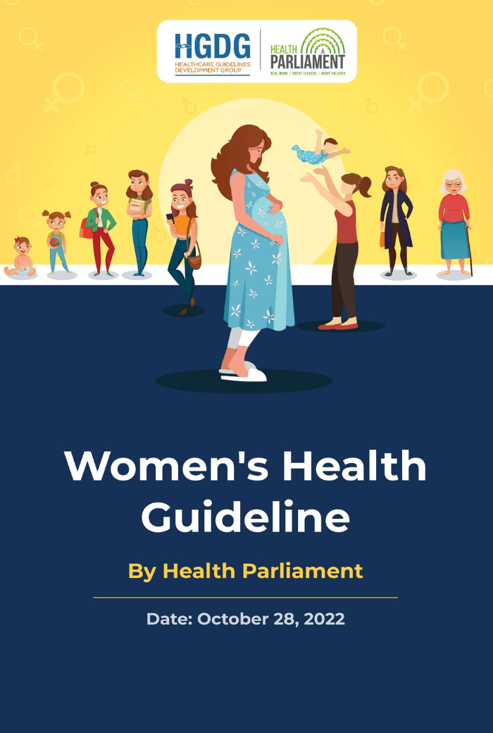 Women's Health Guideline – Ready Reckoner